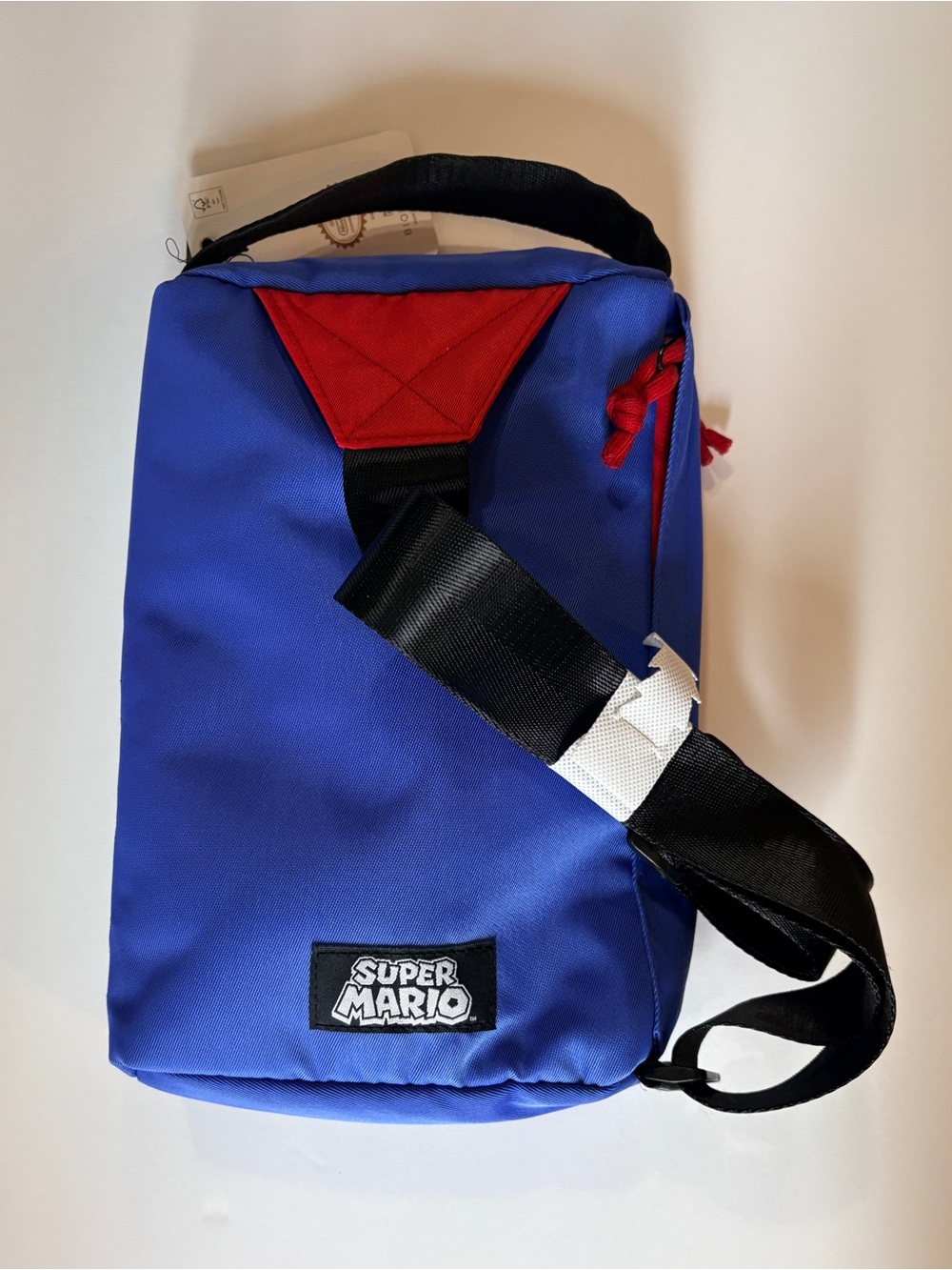 Super Mario Woohoo Slingbag Crossbody with Icon Patch NWT - Picture 2 of 5